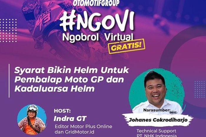 NGOVI bareng Johanes Cokrodiharjo selaku Tech. Support PT. NHK Indonesia, Kamis, (07/05/2020) pukul 20.00-21.00 WIB.