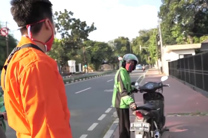 Driver ojol yang pura-pura kehabisan bensin