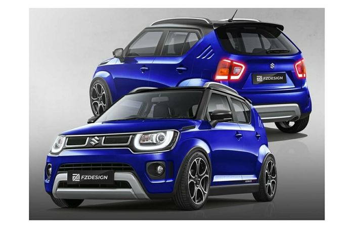 Modifikasi Digital Suzuki New Ignis Karya @fzdesign.id 