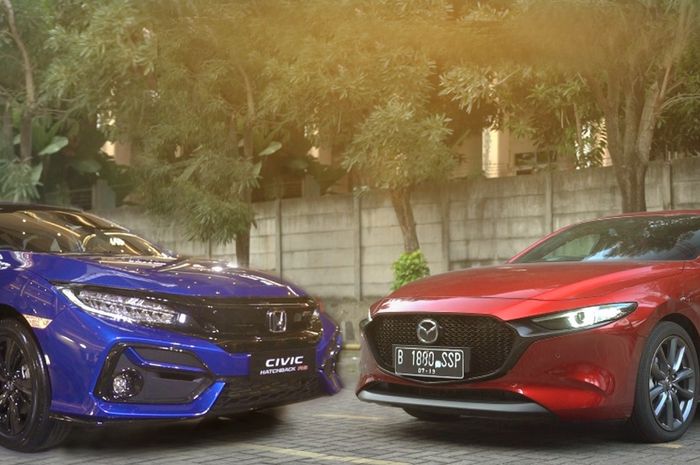 Komparasi Honda Civic Hatchback RS VS Mazda3 Hatchback