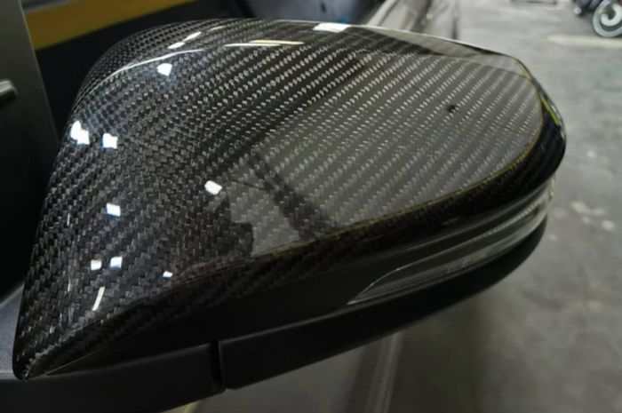 Part Carbon Fiber Cover Spion Garapan Workshop Prestige Carbon