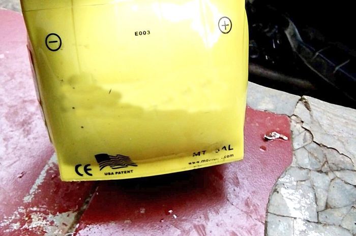 Penyebab aki motor gendut