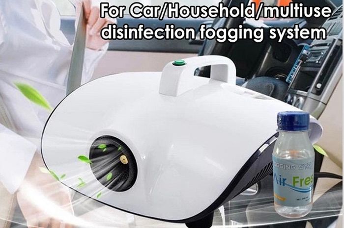 Produk lokal untuk kebutuhan car disinfectant ini, punya paket fogging yang dilakukan langsung di rumah konsumen