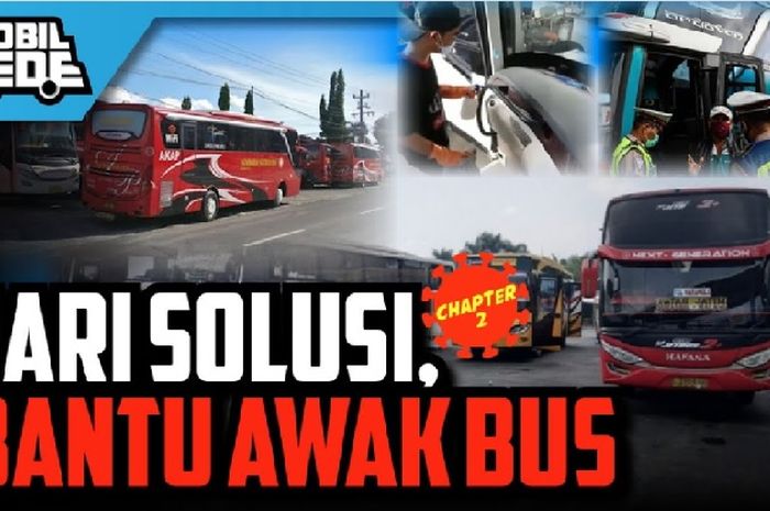 Diskusi menghadirkan narasumber, Ketua Umum Ikatan Pengusaha Otobus Muda Indonesia (IPOMI), Kurnia Lesani Adnan. Serta Ketua Bis Mania Community, Zainal Arifin.