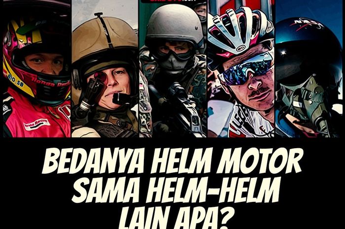 Apa sih bendanya helm motor dengan helm balap mobil, helm pilot, helm sepeda, dan helm-helm lainnya? Simak nih videonya!