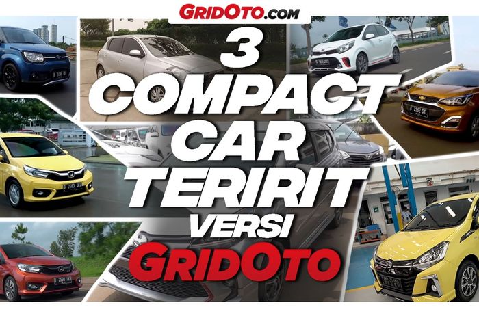 Video 3 Compact Car paling irit versi GridOto sudah tayang di Youtube