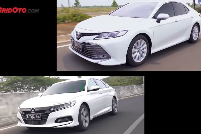 Komparasi Honda Accord 1.5 Turbo melawan Toyota Camry 2.5 V