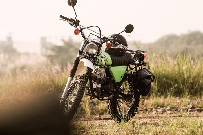 Modifikasi Kawasaki KS125 bermesin Kawasaki KLX150