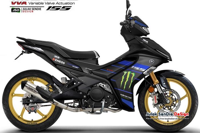Modifikasi All New Yamaha MX King 155 VVA dari JSD, konsep racing dengan part hedon