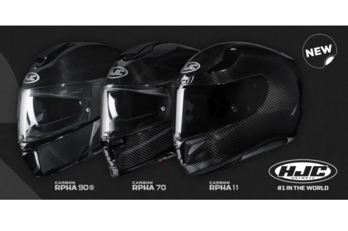 Trio helm HJC RPHA Carbon yaitu RPHA 11 Pro, RPHA 70 ST, dan RPHA 90s akhirnya akan masuk ke Indonesia sebentar lagi.