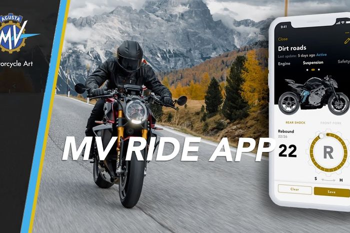 MV Agusta menghadirkan aplikasi MV Ride APP