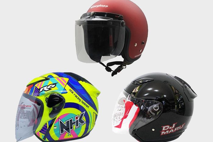 Ilustrasi helm dengan harga di bawah Rp 500 ribu