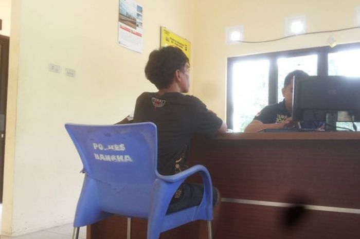 ILUSTRASI lapor ke polisi usai kehilangan motor