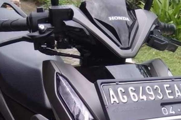 Honda Vario 125 yang digondol maling dengan cara cerdik, mengikat gagang pintu rumah pemilik agar tak bisa keluar mengejar