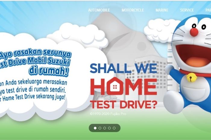 Silakan hubungi web atau HAlo Suzuki jika ingin Home Test Drive