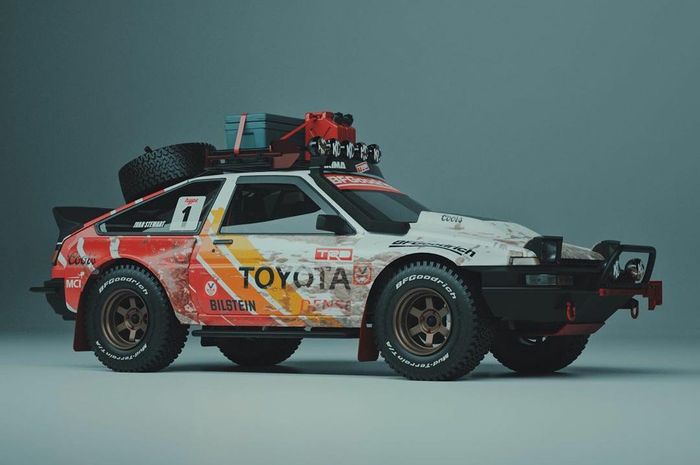 Modifikasi digital Toyota Trueno 86 