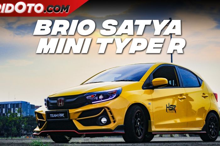Video Modifikasi Honda Brio Satya Berjubah Civic Type R Pakai Knalpot Valvetronic Gridoto Com