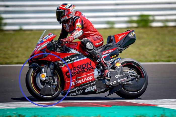 Ducati pamer komponen aerodinamika baru di tes privat Misano