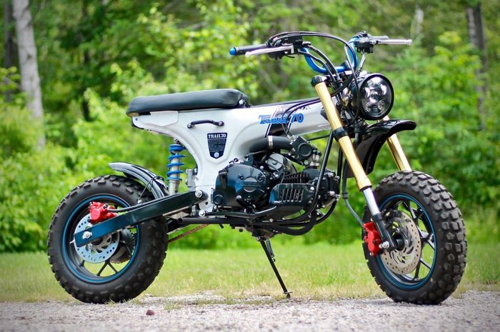 Modifikasi Honda CT70 bergaya enduro