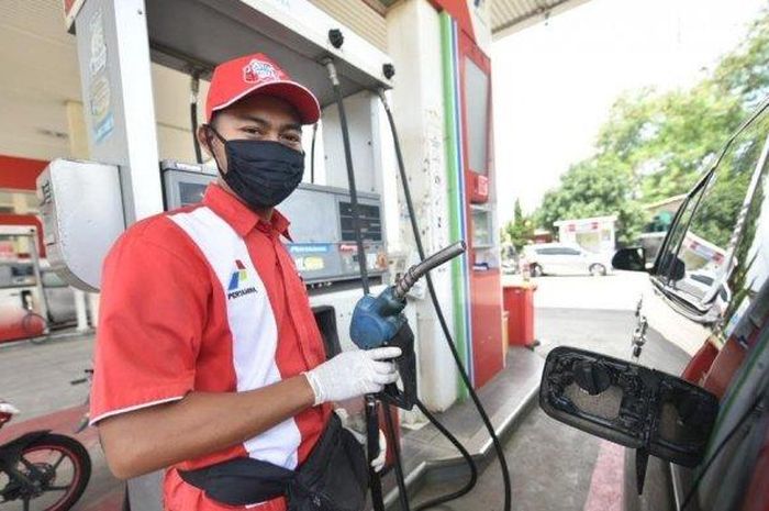 ILUSTRASI. BBM Pertamina Pertamax.