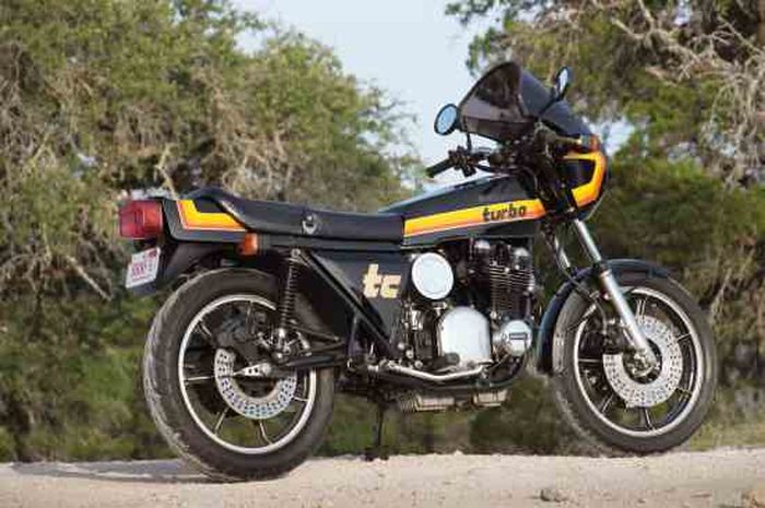 Kawasaki Z1R-TC, motor produksi berteknologi turbocharger pertama di dunia.
