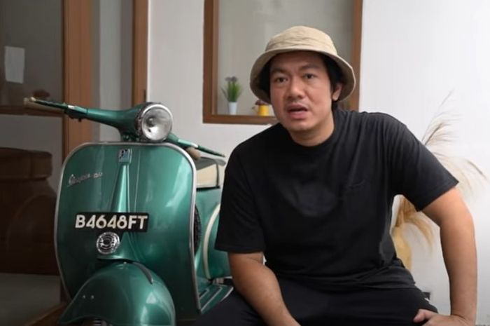 Melki Bajaj Ceritakan Vespa Kongo Miliknya yang Legendaris