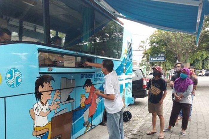 Ilustrasi layanan Samsat Keliling Kota Yogyakarta.