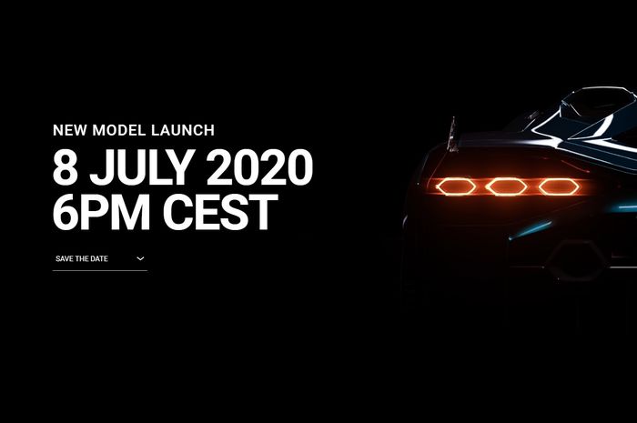 Teaser model baru Lamborghini yang rilis pada 8 Juli 2020