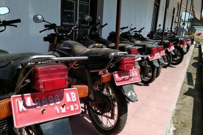 Honda Win 100 yang dilelang  Pemkab Kudus