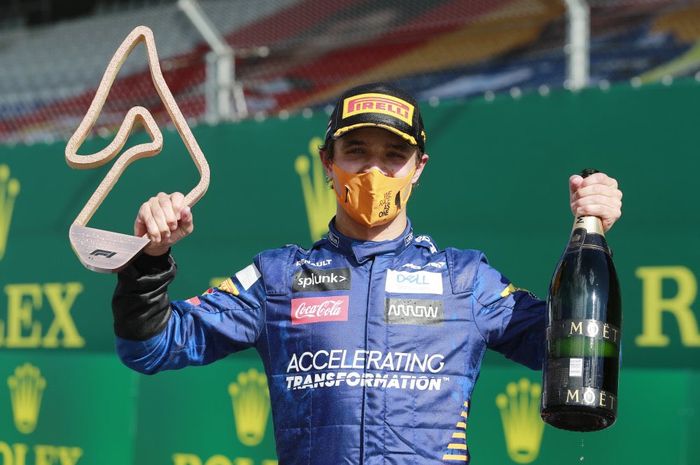 Lando Norris raih podium 3 di F1 Austria 2020