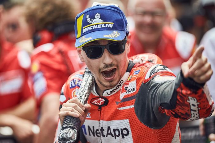 Jorge Lorenzo saat masih membalap di tim Ducati.