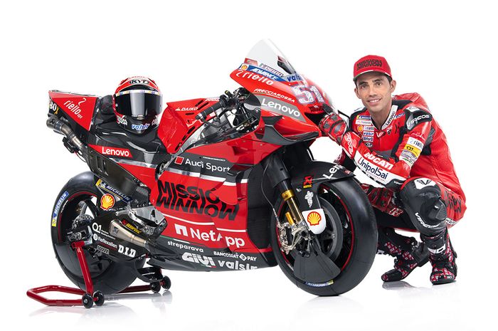 Michele Pirro dipersiapkan untuk MotoGP Spanyol di sirkuit Jerez