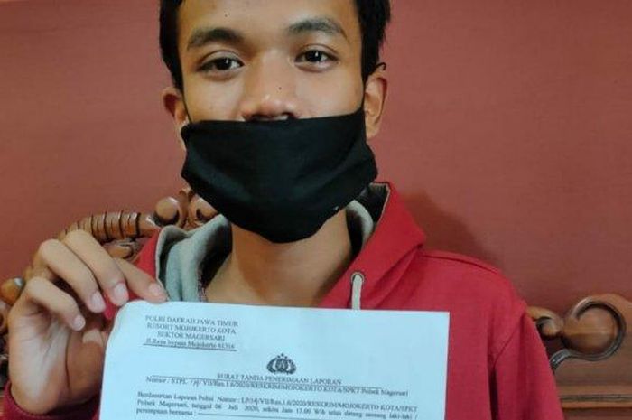  Pemuda Sidoarjo yang dikeroyok pesepeda di Mojokerto membuat laporan ke polisi