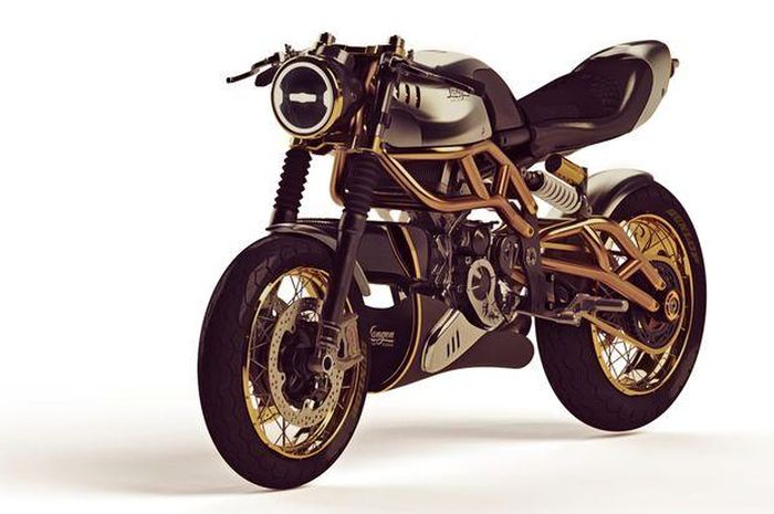 Motor 2-tak 250 cc buatan Langen Motorcycles