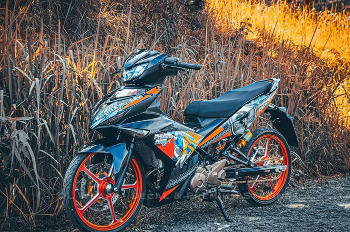 Modifikasi Yamaha MX King 150 bertampang stylish