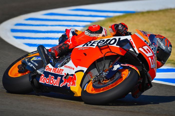 Marc Marquez di tes MotoGP Jerez 2020 (15/7) bilang kalau Honda RC213V 2020 terbaru adalah motor evolusi 