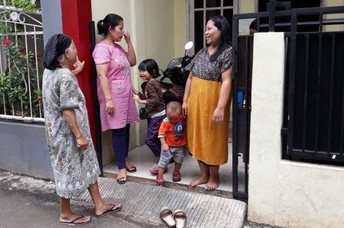Jalan Kemuning, Kelurahan Kalisari lokasi dua anak warga RT 04/RW 03 jadi korban jambret handphone di Pasar Rebo, Jakarta Timur, Kamis (16/7/2020). (TRIBUNJAKARTA.COM/BIMA PUTRA)