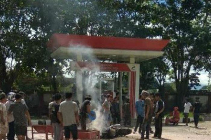 Suzuki Thunder gosong habis isi bensin