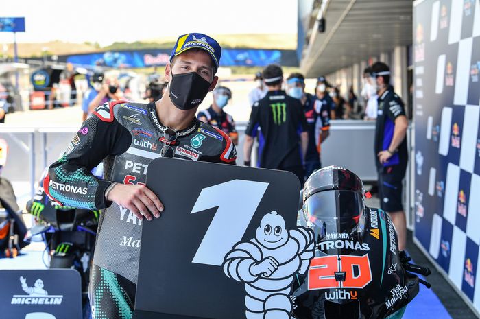 Fabio Quartararo menang di MotoGP Spanyol dan menempatkannya di puncak klasemen sementara