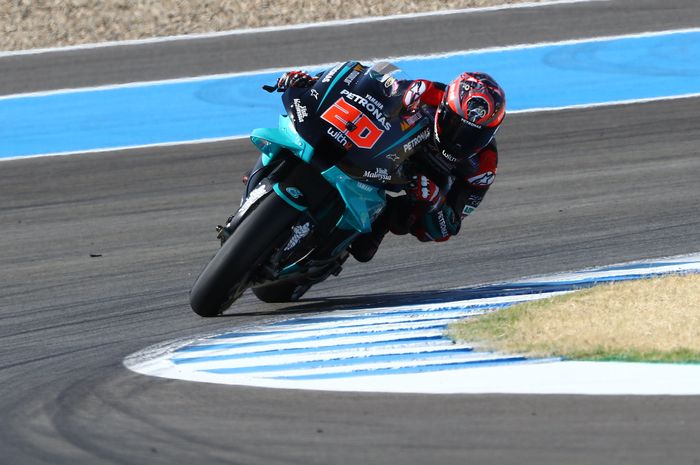 Fabio Quartararo berhasil meraih kemenangan sempurna di sirkuit Jerez. 