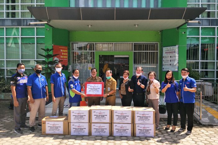 Total 1.000 buah APD dibagikan oleh Yamaha Sabang Raya Motor Group