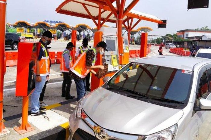 Peresmian gardu tol satelit di GT Palimanan