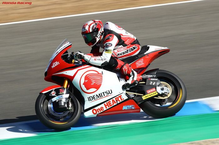 Andi Gilang berhasil masuk ke 20 besar dalam seri ketiga Moto2 di sirkuit Jerez, Spanyol (26/7).