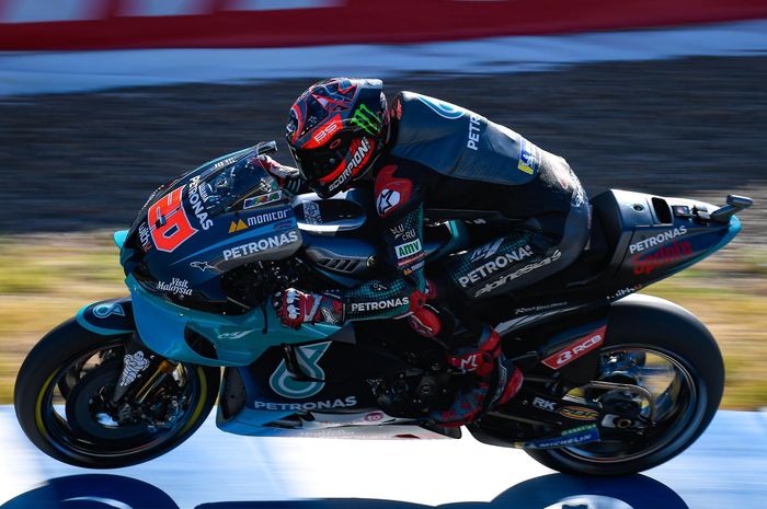Fabio Quartararo kukuhkan diri sebagai pembalap tercepat di sesi Warm-Up MotoGP Andalusia 2020
