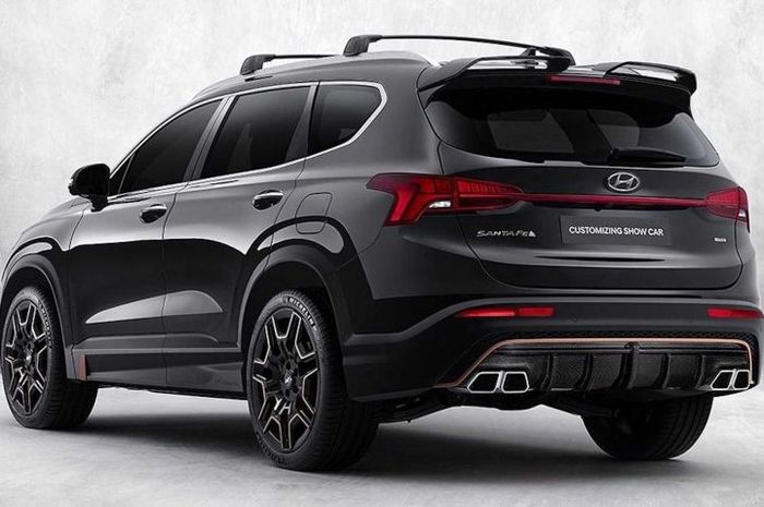 Hyundai Santa Fe 2021 dengan pasokan part N Performance