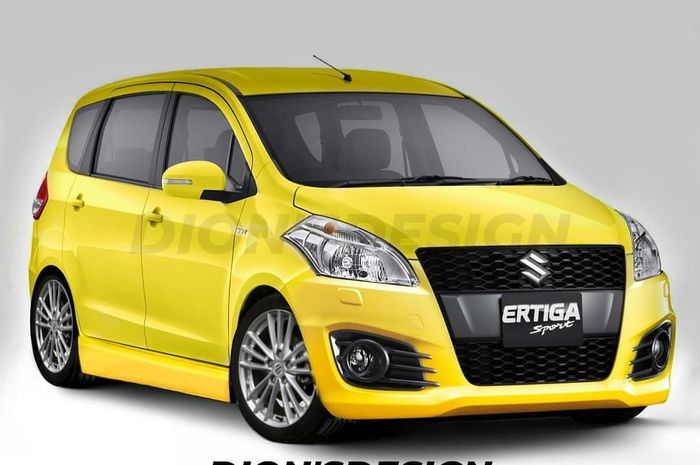 Modifikasi digital Suzuki Ertiga 2013 ala Suzuki Swift Sport