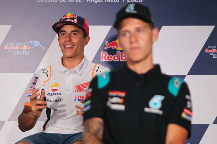 Fabio Quartararo dan Marc Marquez