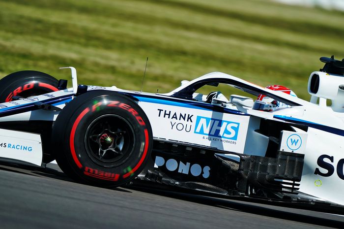Tim Williams F1 membawa pesan dukungan untuk para pekerja medis melalui livery mobil mereka