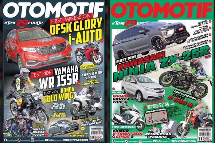 Sikat Tabloid OTOMOTIF edisi 11 dan 12, ulasan lengkap motor baru sampai jagoan MotoGP Spanyol 2020.