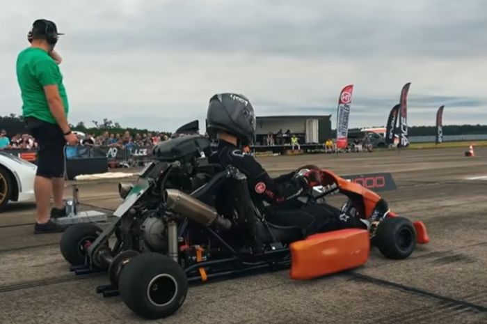 Gokart Cangkok Mesin Honda CBR1000RR Digeber di Neuhardenberg, Powernya Tembus Segini 